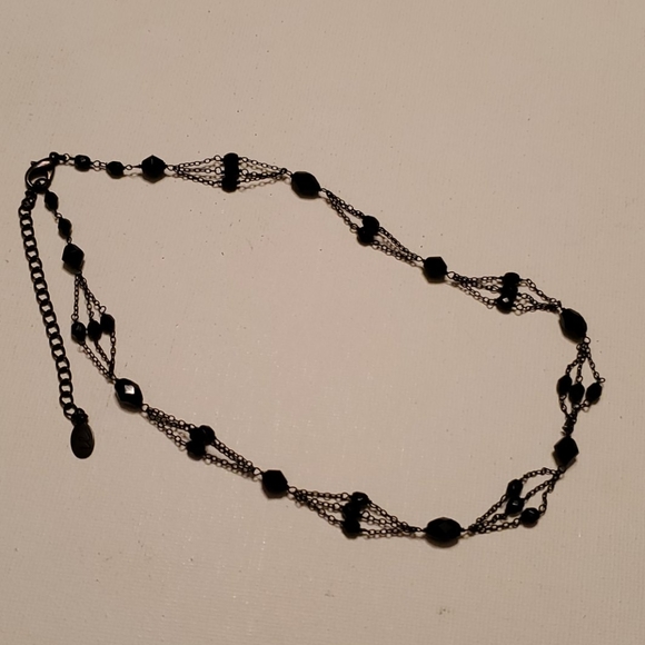 Liz Claiborne Faceted Bead and Chain Necklace - Picture 4 of 4